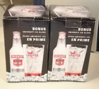 Smirnoff Ice Glasses with Red Bottom