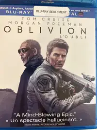 Oblivion Blu-ray bilingue à vendre 3$