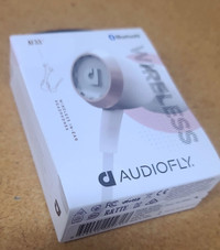 Audiofly In-Ear Bluetooth Headphones with Mic for Smartphone 