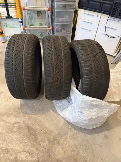 Three Firelli Winter Tires - Flat Run Tires. - USED Fair Condition. 245/40 R19 98V M+S Pickup locati...
