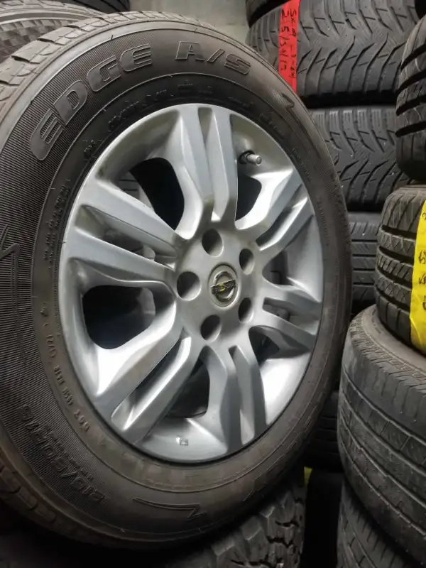 215/60R16 Kelly Edge A/S tires for sale : 16" 5x114.3 OEM Silver in Tires & Rims in City of Toronto - Image 3