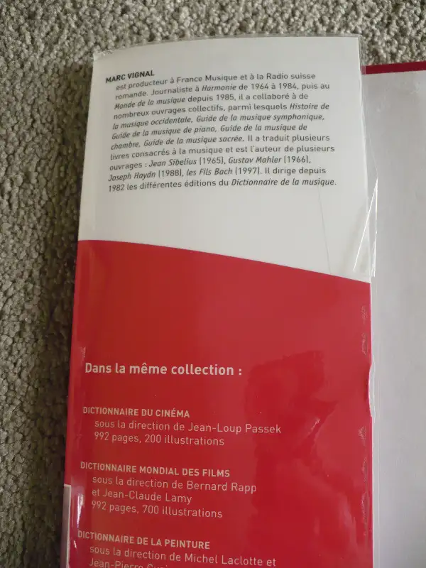 DICTIONNAIRE DE LA MUSIQUE ( LAROUSSE ) in Other in Longueuil / South Shore - Image 7