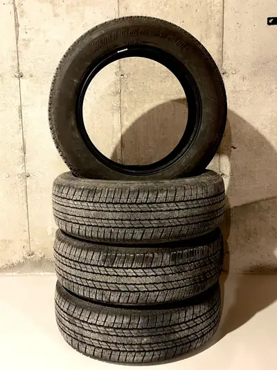 BRIDGESTONE DUELER H/T 684 II $800 for ALL four tires 245/60R20 USED with only 19,500 km All season...