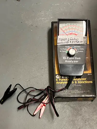 1. Equus 6 function analyzer- original box and manual. $20.00 3. Craftsman Router. Manual included.....