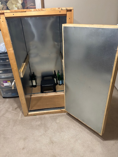 Wooden box, orgone accumulator, View more