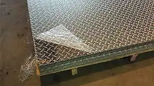 Brand new aluminum checker plate sheets. 0.063 (1/16th") thick sheets. 4x8's and 5x10's available. 1...