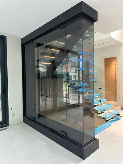 GLASS RAILINGS STAIR DECK BALCONY OFFICE GLASS CURTAIN WALL GLASS RAILING STAIRS GLASS RAILING DECKS...