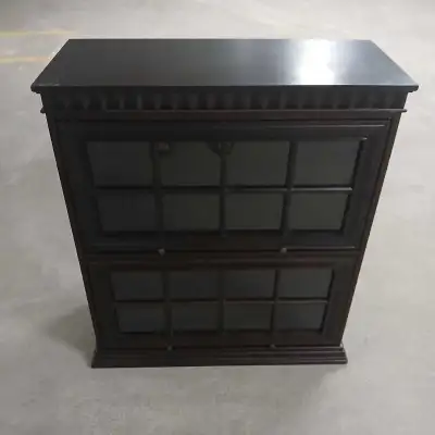 Bombay Company Barrister Cabinet Storage Lawyer's Bookcase Wood, View more
