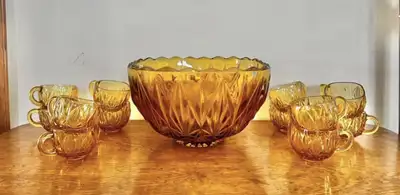 vintage punchbowl set, View more