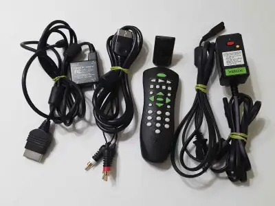 Original XBOX Cords and Remote, View more