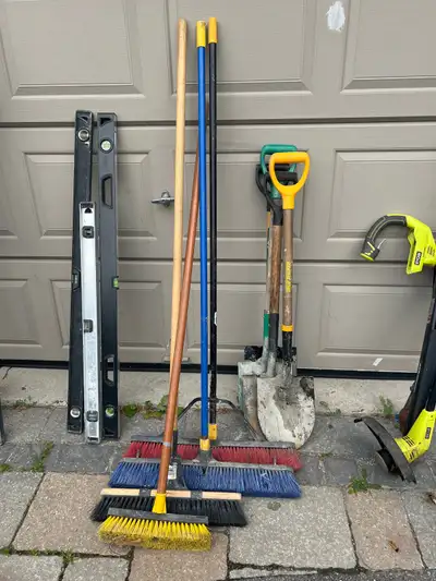 industrial grade brooms and shavels, View more