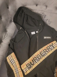 Burberry zip up hoodie 
