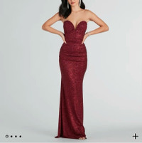 Red prom dress