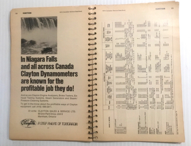 Canadian Service Data Book 1974 Edition (for 1969-73 models) in Other Parts & Accessories in St. Catharines - Image 4