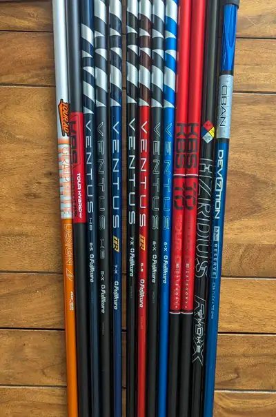 NEW Shafts - Ventus Velocore+, TR, Tour AD, KBS TD, Hzrdus, Oban, View more