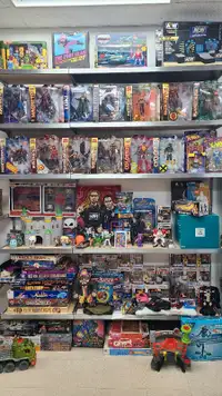Toys figures video games & more 