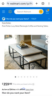 Posh Pullen Lucy Nesting Coffee Tables 