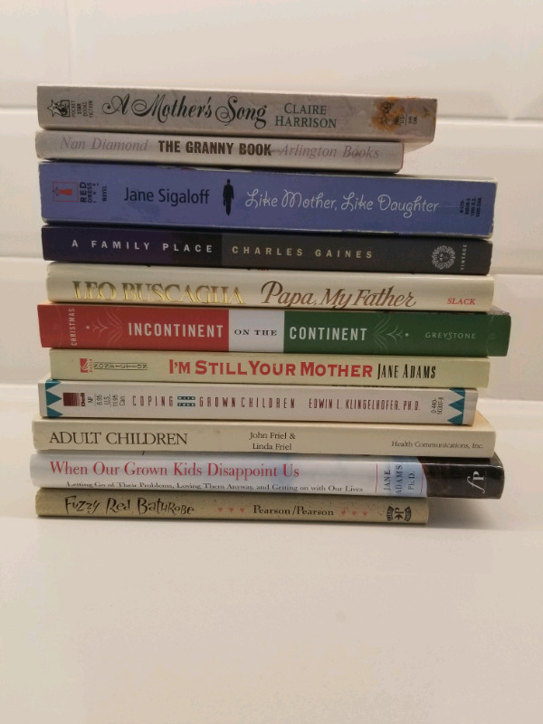LOT of Books about Adult Children & Parent Relationship in Non-fiction in Ottawa - Image 2