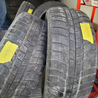 2 Pneu hiver 225-55-16 Michelin Pilot alpin bonne état Plusieurs autres pneus hiver et été disponibl...