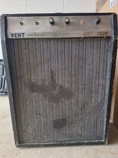 KENT 7503 BASS MASTER AMP 1960's TUBE AMP, View more
