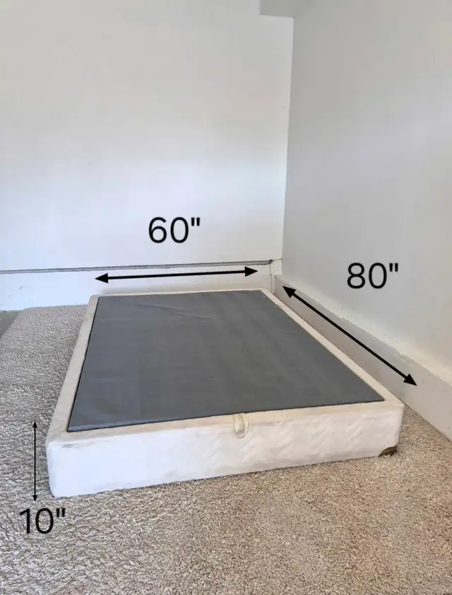 FREE DELIVERY Queen Size Bedframe with Hideaway Storage / Bed in Beds & Mattresses in Vancouver - Image 11