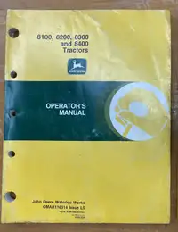 John Deere tractor Operator’s Manuals