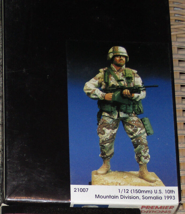 Resin Kit 1/12 (150mm)KIRIN U.S.10th Mountain Division Somalia in Hobbies & Crafts in Charlottetown