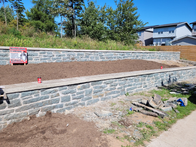 Concrete driveway stone walls in Brick, Masonry & Concrete in Dartmouth
