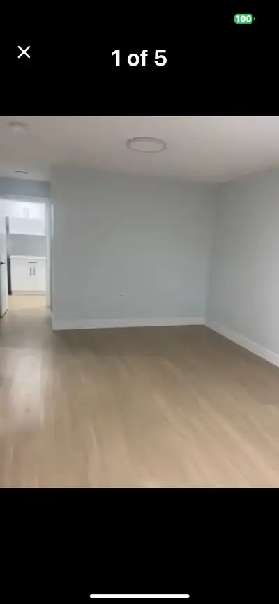 New 2 bedroom spacious living room, kitchen and bedrooms private kitchen available immediately has l...