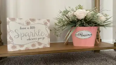 Room Decorations (Wooden Vase, Flowers, Wooden Art Block), View more