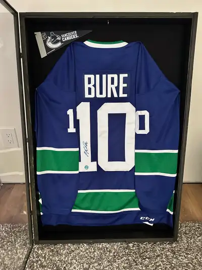 Homemade shadow box with hinged plexiglass front door for easy access **WILL DELIVER TO CALGARY AREA...