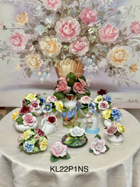  Vintage England Bone China Roses/ Flower arrangements 
