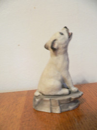 Arctic Serenade Gorham 1993 Howling Wolf Pup Porcelain Figure
