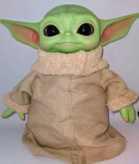 Stars Wars Mandalorian Baby Yoda Grogu Plush Doll 12"