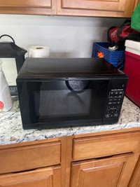 Black microwave to give away