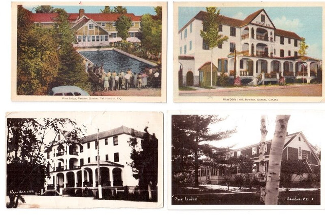 7 cartes postales anciennes de RAWDON. dans Art et objets de collection  à Saint-Jean-sur-Richelieu