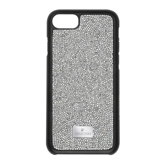 Swarovski Silver Glam Rock iPhone Case – Fits 6/6s/7/8/SE(2020) in Cell Phone Accessories in Oakville / Halton Region - Image 2