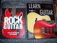 Rock guitar hardcover instruction books