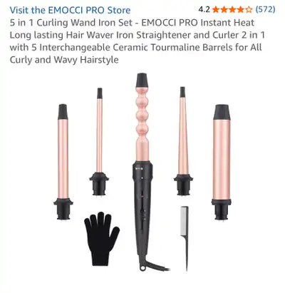 Emocci Pro Curling Wand Set, View more