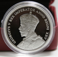 2010 Voyageur/KING George V portrait Silver Dollar SILVER coin