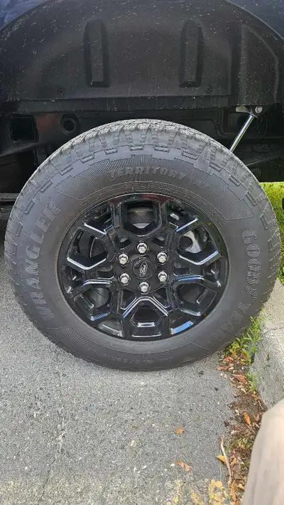 New Goodyear Territory AT tires with only 2000km on them. Yaken of a 2026 truck. Size 275/65/R18. Ba...