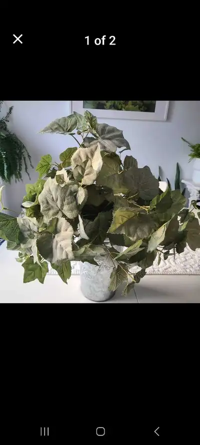 Faux Green Grapevine Leaves, View more