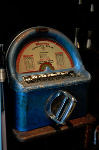 Vintage Mercury Strength Tester 1950s Penny Arcade
