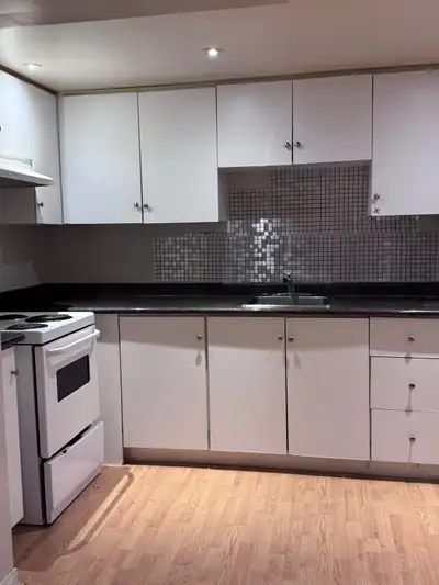 A one-bedroom basement apartment is available for rent. All amenities school, bus, Ajax Go station....