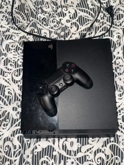 PS4 console with controller , View more