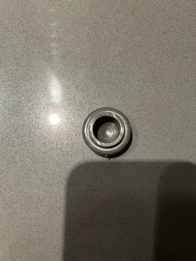 BOUTON EN CAOUTCHOUC GRIS NEUF DÉPART-PAUSE-ARRÊT LAVEUSE GE in Washers & Dryers in Québec City - Image 3