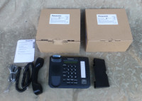 2 PANASONIC KX-DT521 OFFICE DESK PHONE 8 BUTTON 1-LINE NEW