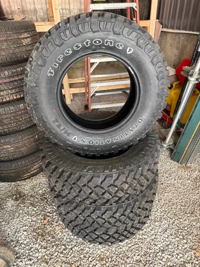 Firestone Destination M/T 2 255/75R17 tires Set of 4 new take offs
