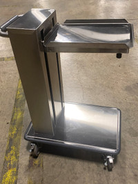 Stainless Steel Cantilever Tray Dispenser Cart