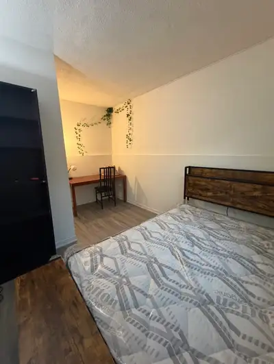 Newly furnished and renovated room( new bed new mattress). Very accessible location. 5 minutes from...